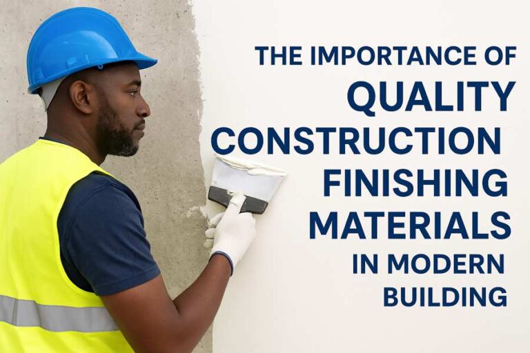 The Importance of Quality Construction Finishing Materials in Modern Building